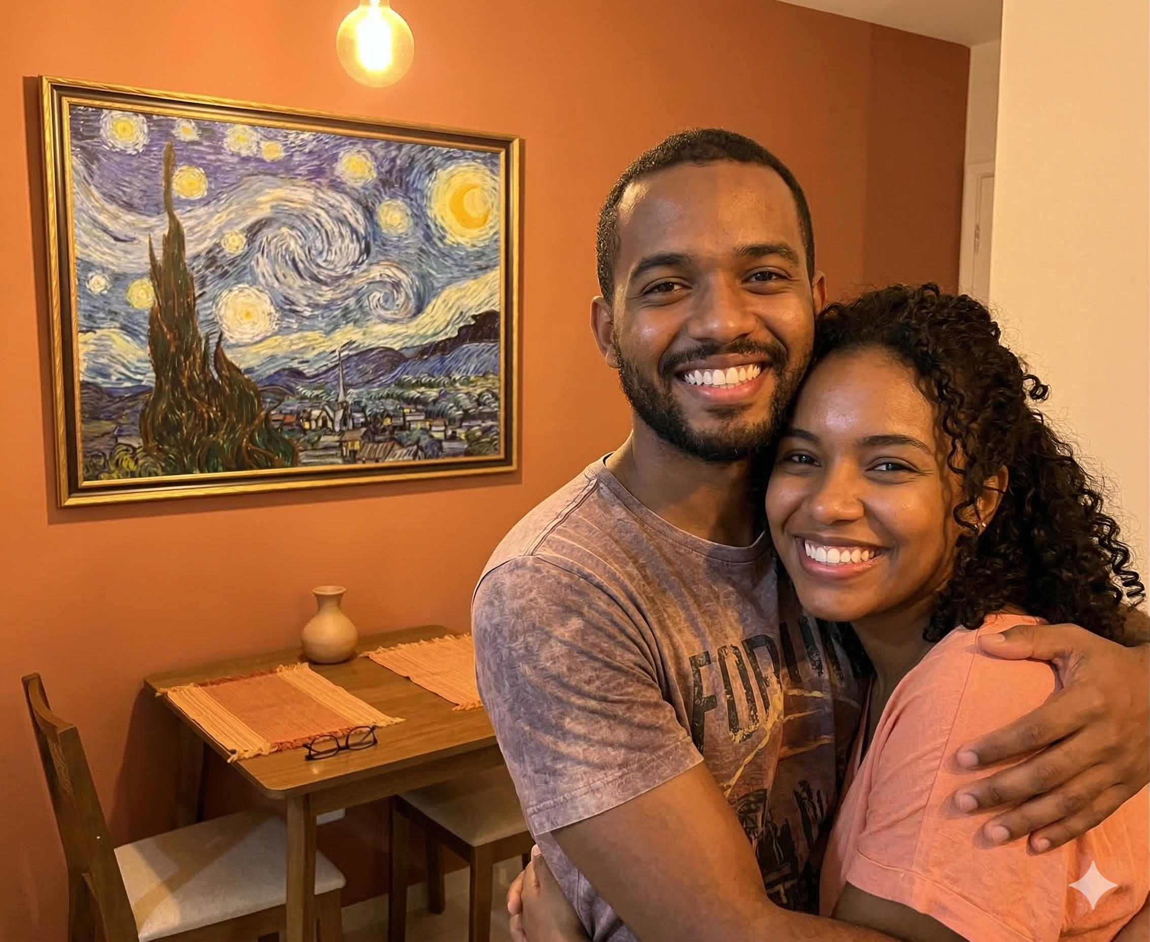 Noche Estrellada en comedor