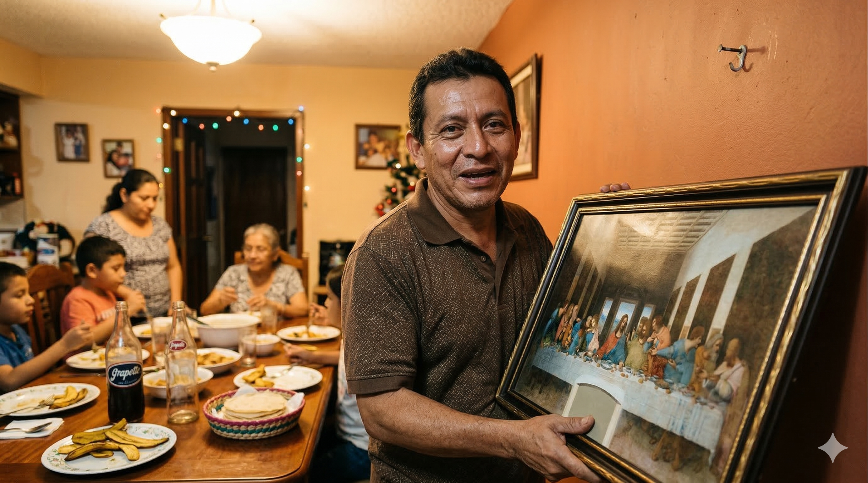 Reunión familiar cuadro